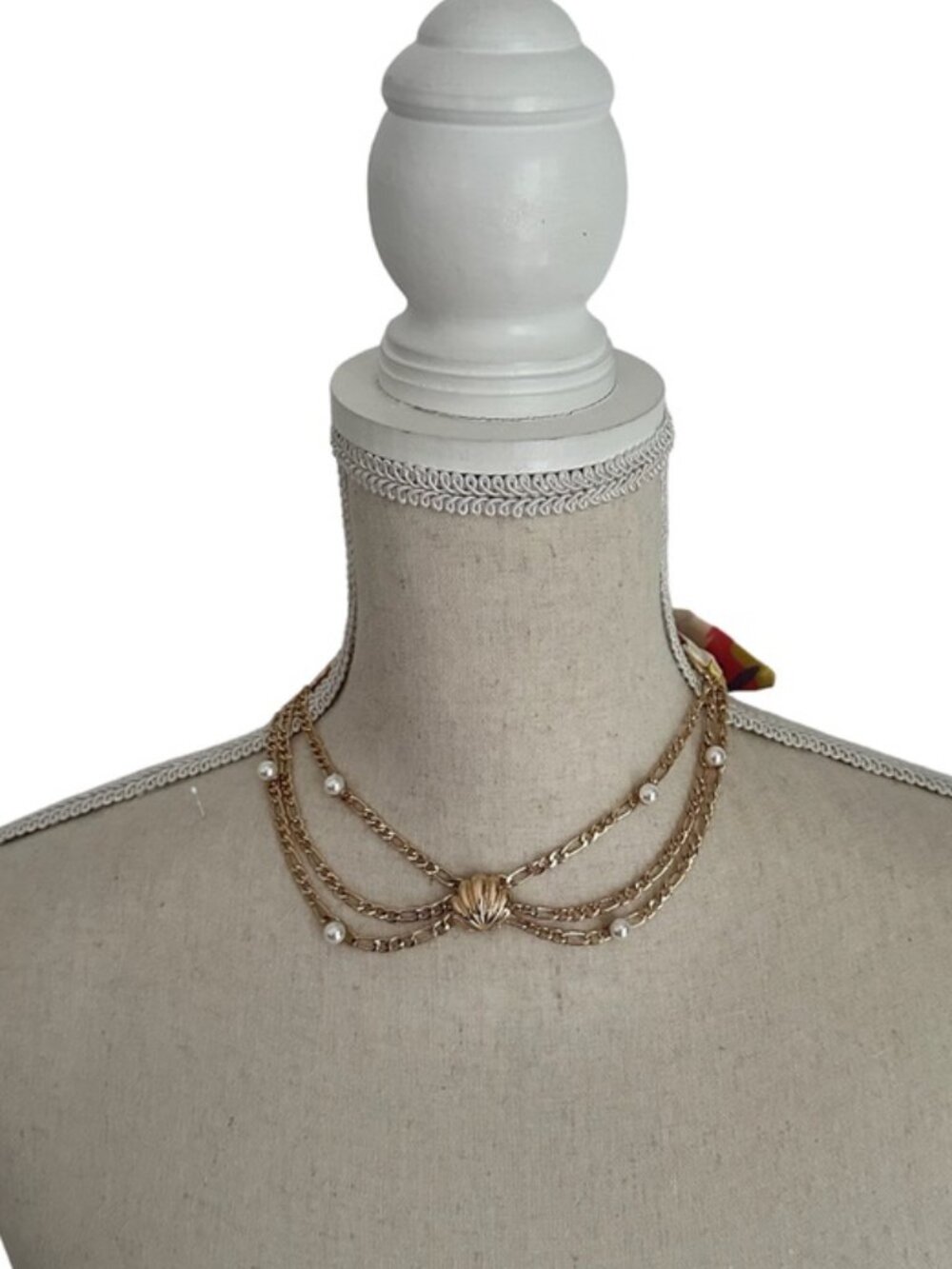 Disney The Little Mermaid Live Action Film Scarf Necklace NEW